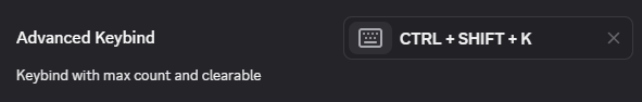 Keybind Advanced