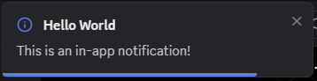 Notification Example